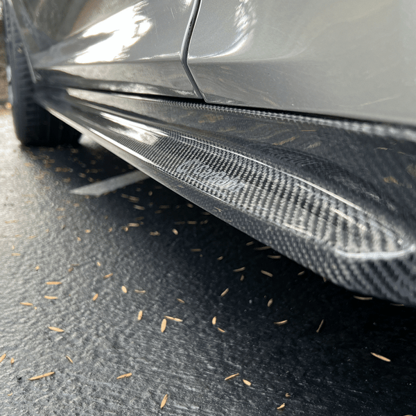 CarBahn Gloss Carbon Fiber Side Skirts | BMW X3M/X4M 2020-2024 F97, F98 xDrive