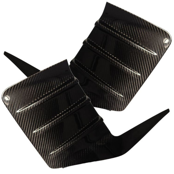 CarBahn Carbon Fiber Rear Bumper Vent Inserts (Set of 2) | BMW G87 M2 2023 - 2025 G87 RWD
