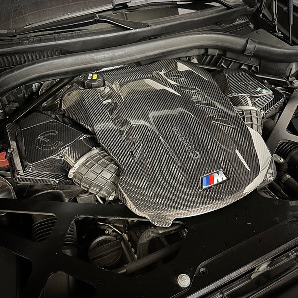 CarBahn Carbon Fiber Cold Air Intake Kit | BMW X5M/X6M 2020 - 2025 F95, F96, G05, G06, G09 xDrive