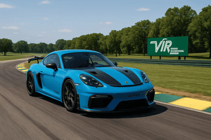Porsche Cayman used in HPDE trackday session
