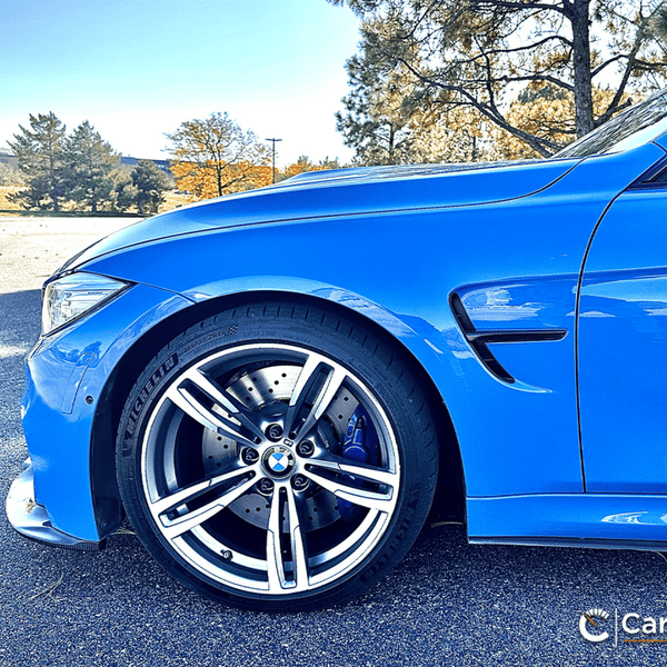 CarBahn Gloss Carbon Fiber Front Fender Vent | BMW F8X M3/M4 2015-2020 F80, F82, F83 RWD