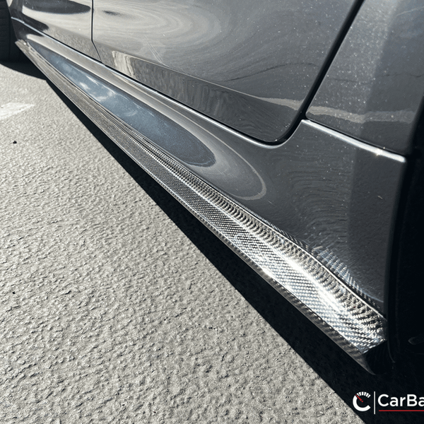 CarBahn Gloss Carbon Fiber Side Skirt | BMW M5 2018-2023 F90 xDrive