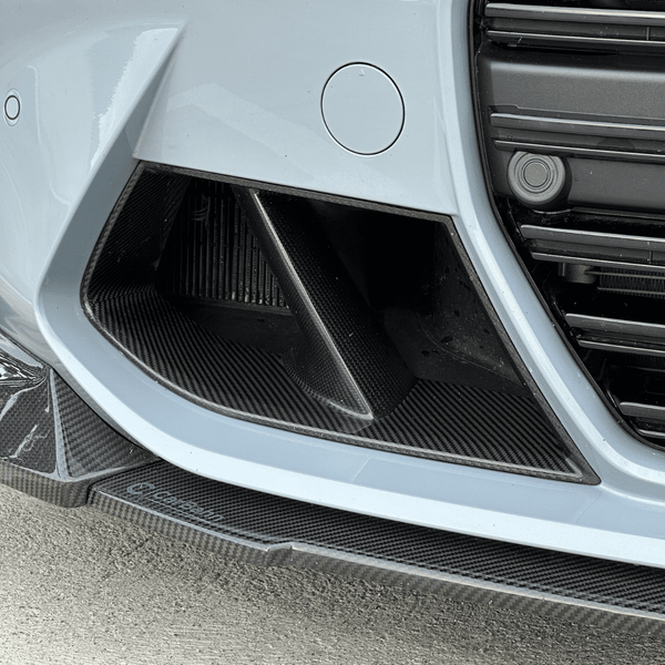 CarBahn Carbon Fiber Front Bumper Ducts | BMW M3/M4 2021-2025 G80, G82, G83 xDrive, RWD