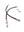 CarBahn Stainless Steel Rear Brake Lines | BMW F8X M2/M3/M4 2015 - 2020 F87, F80, F82, F83 RWD