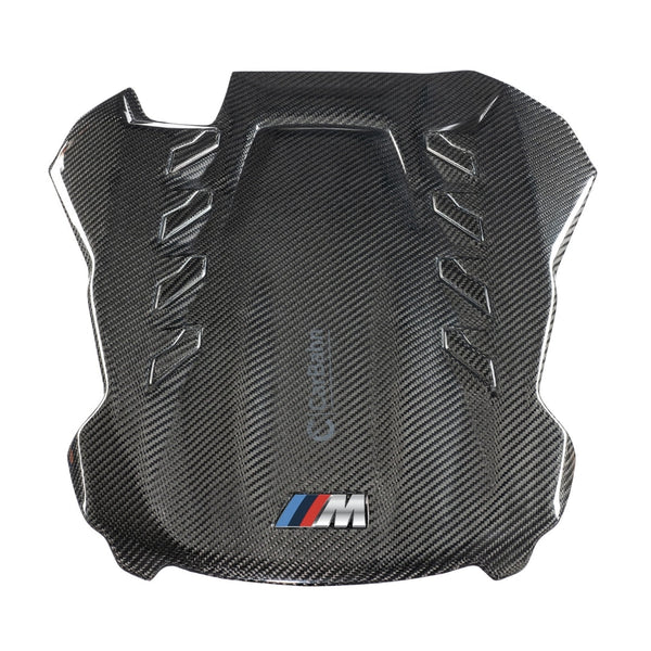 CarBahn Carbon Fiber Engine Cover | X5M/X6M 2020 - 2023 F95, F96 xDrive