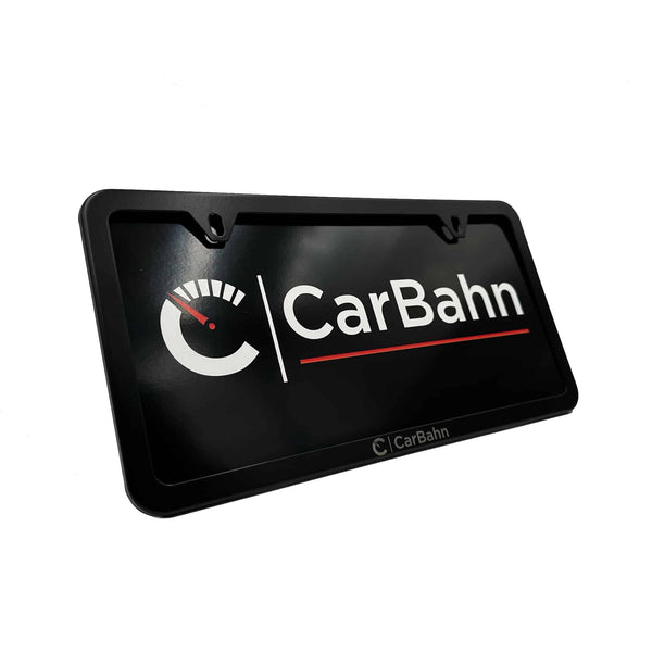 CarBahn Silver CarBahn License Plate Frame