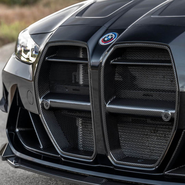 CarBahn Motorsport Carbon Fiber GT3 Style Front Grille | BMW M3/M4 2021-2025 G80, G82, G83