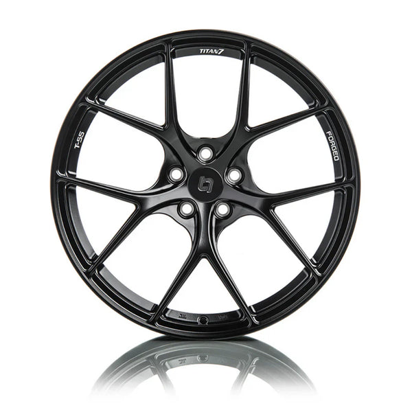 Titan 7 Machine Black T-S5 Forged Split 5 Spoke European Exotic Wheel | BMW M2/M3/M4 2021 - 2024 G80, G82, G83, G87