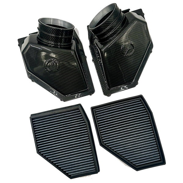CarBahn Carbon Fiber Cold Air Intake | BMW F9X/G9X M5/M8 2018 - 2025 F90, F91, F92, F93, G90, G99