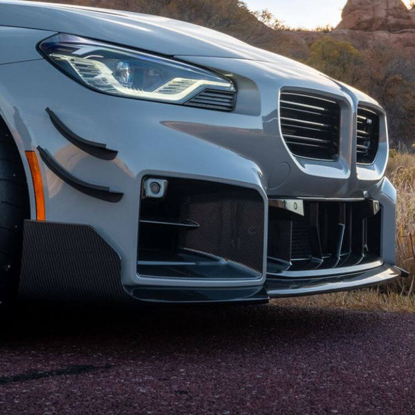 CarBahn Carbon Fiber Front Splitter | BMW G87 M2 2023 - 2025 G87 RWD